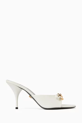 Opera Bow 85 Sandals in Patent Leather