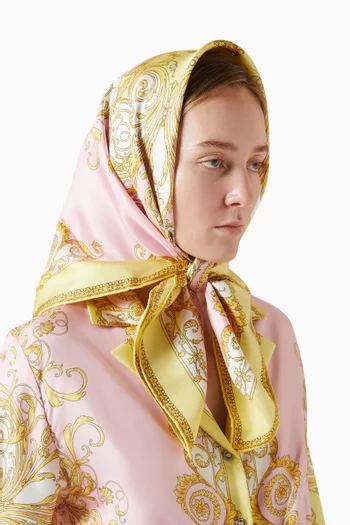 Spring Barocco Scarf in Silk Twill