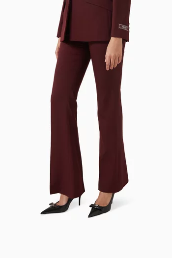 حذاء كلاسيك جياني بأشرطة وسير خلفي وكعب 85 مم جلد