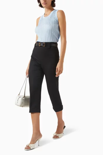 Knit Tank Top in Viscose Blend