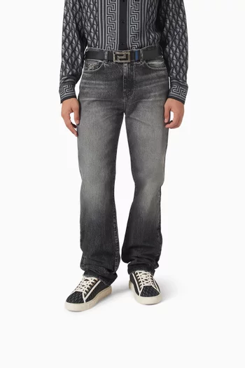 Greca Jacquard Sneakers in Canvas