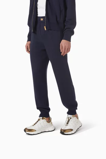 Barocco Trigreca Sneakers in Lizard-embossed Leather