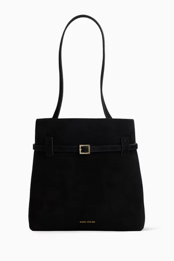 Mini Tote Du Jour Bag in Suede