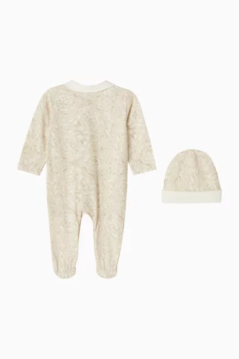 Barocco Sleepsuit Set in Cotton