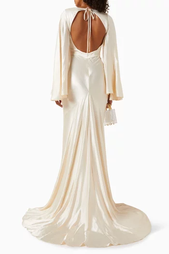 La Lune Backless Gown