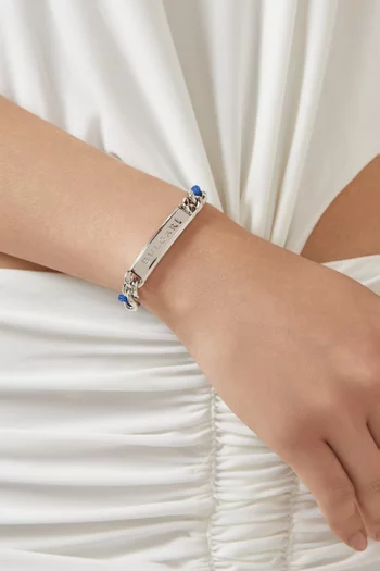 BVLGARI String Bracelet in Palladium-plated Brass