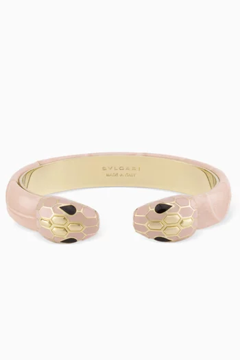 Serpenti Forever Bracelet in Crocodile Leather