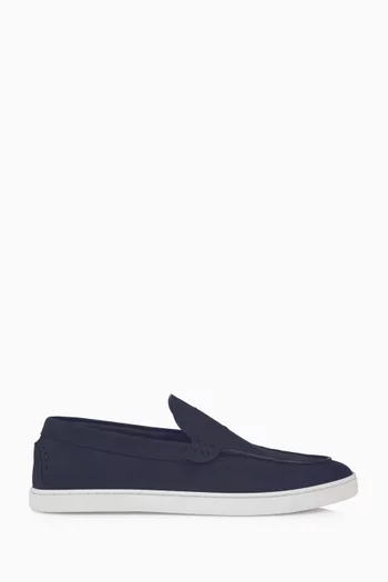 Moonboat Loafers in Reversed Nubuck Leather