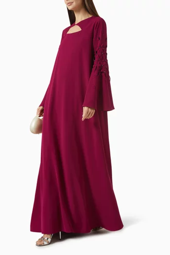 قفطان بزهور بارزة