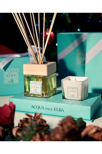 صندوق هدايا موزع عطر المنزل وشمعة ليمونايا دي سانت اندريا