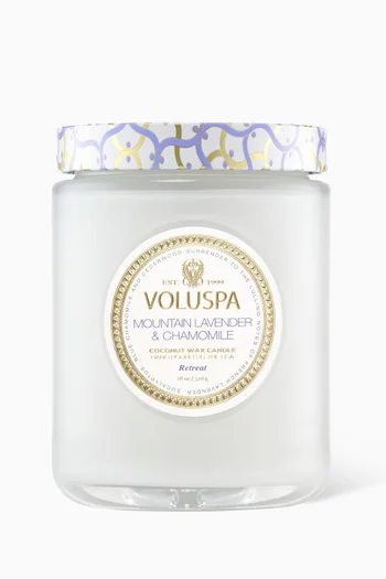 شمعة ماونتن لافندر آند كاموميل مع وعاء كبير، 510 غرام