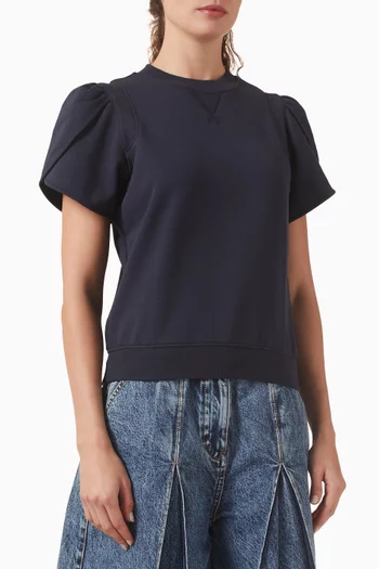 بلوزة توليب فرنش تيري