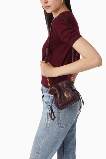 حقيبة كتف جيمي ميني جلد ماعز