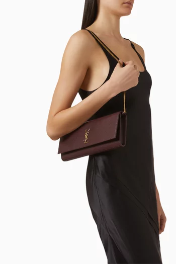 Kate Clutch in Grain de Poudre Leather