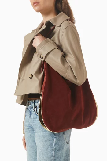 حقيبة كتف اماليا لا غراندي جلد عجل