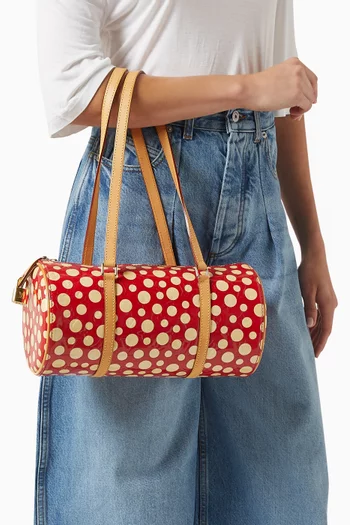x Yayoi Kusama 2010s Red Infinity Dot Papillon Bag