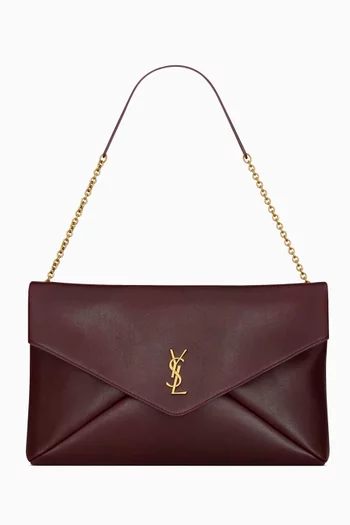 XXL Cassandre Envelope Pouch in Calf Leather