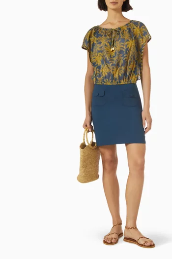 تنورة مارتايم قصيرة