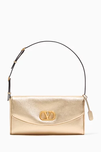 كلاتش دي فين صغير جلد نابا لامع