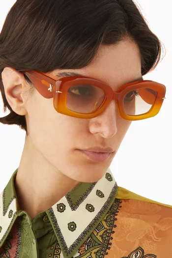 x Alemais Celestina Sunglasses in Acetate