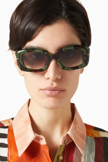 نظارة شمسية سلستينا بإطار أسيتات لو سبيكس x ألميس