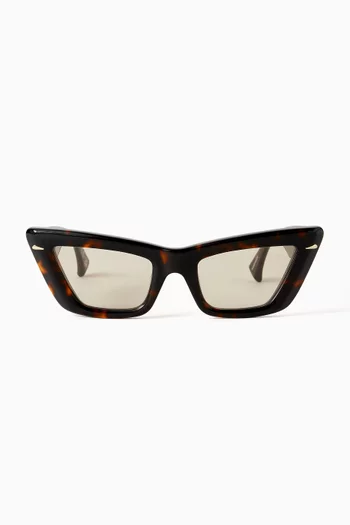 x Alemais Lucia Cat-eye Sunglasses in Acetate