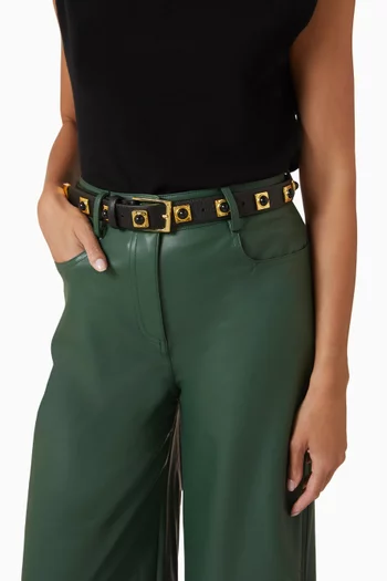 No. 2 Studded Belt in Italian Leather