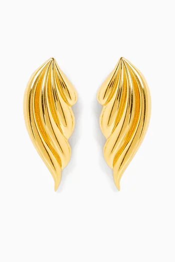 Serene Earrings in 18kt Gold-plated Silver