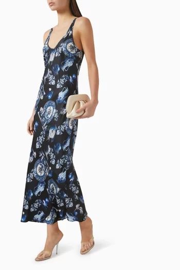 Akiya Tank Dress in Satin