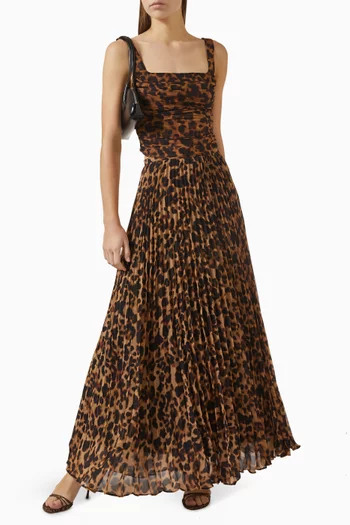 تنورة تورين بطيّات شيفون