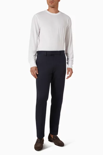 Crew Neck T-shirt in Lyocell & Cotton