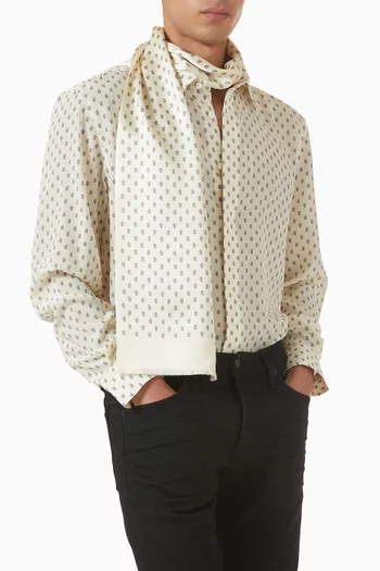 وشاح بنقشة بيزلي حرير