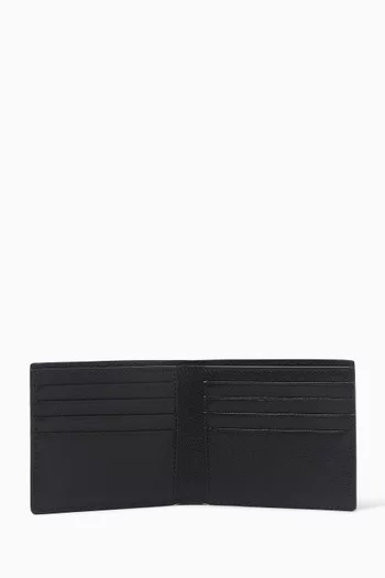 Elongated T Line Wallet in Leather