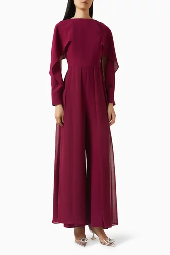 Slit-sleeve Jumpsuit