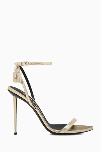 Naked 105 Sandals in Metallic Leather