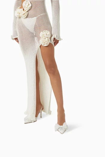 حذاء كلاسيك لو كادو بسير خلفي وكعب 85 مم دانتيل