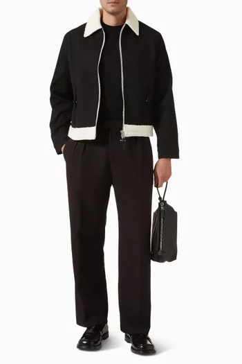 Relaxed-fit Pleated Tailored Pants