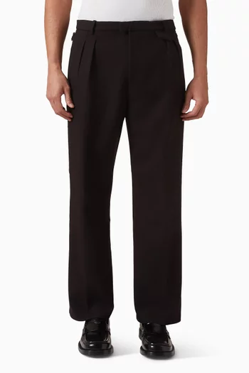 Relaxed-fit Pleated Tailored Pants