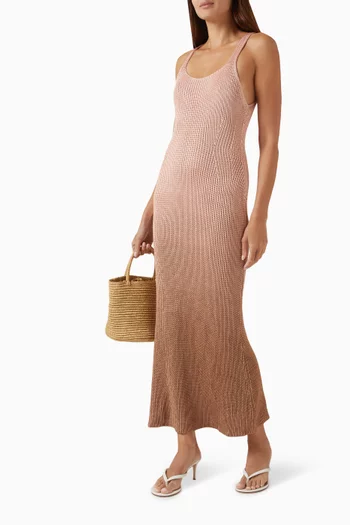 فستان داني قصير منسوج