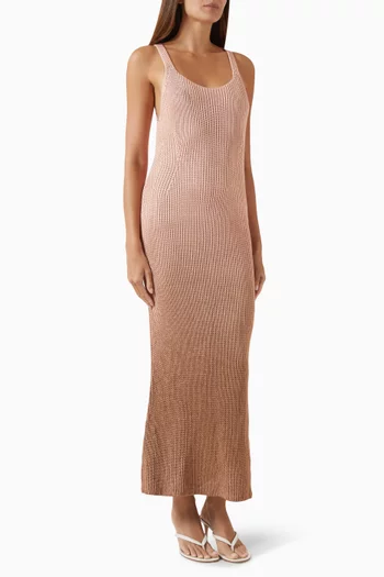 فستان داني قصير منسوج