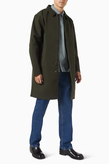 قميص كلانسي بخطوط قطن