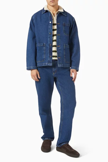 Stine Knitted Polo Sweater in Cotton