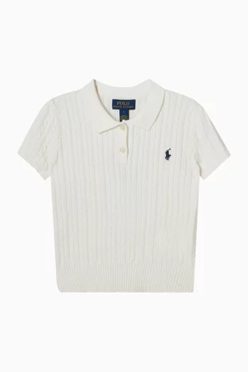Knit Polo Shirt