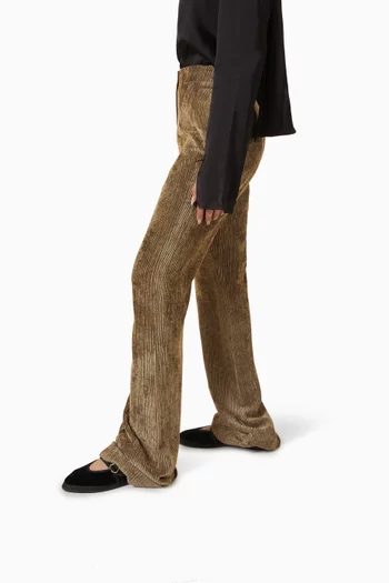 Claire Ballerina Flats in Velvet