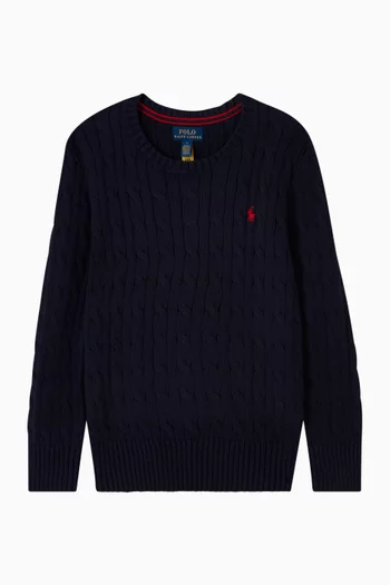 سترة بغرزة الضفيرة