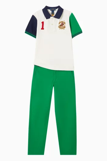 Straight-leg Bedford Pants