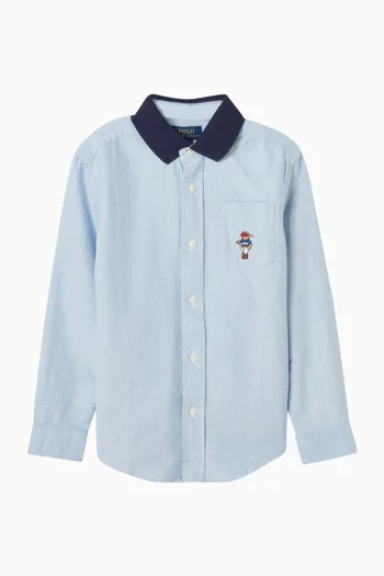 قميص بشعار دب بولو