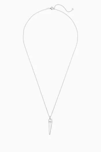 Saw Necklace in Sterling Silver