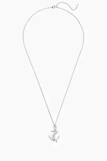 Anchor Necklace in Sterling Silver