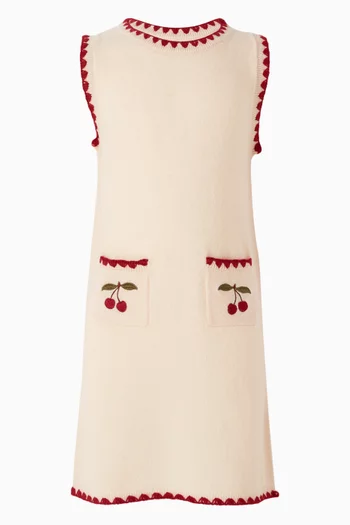 فستان كوليت نسيج صوف